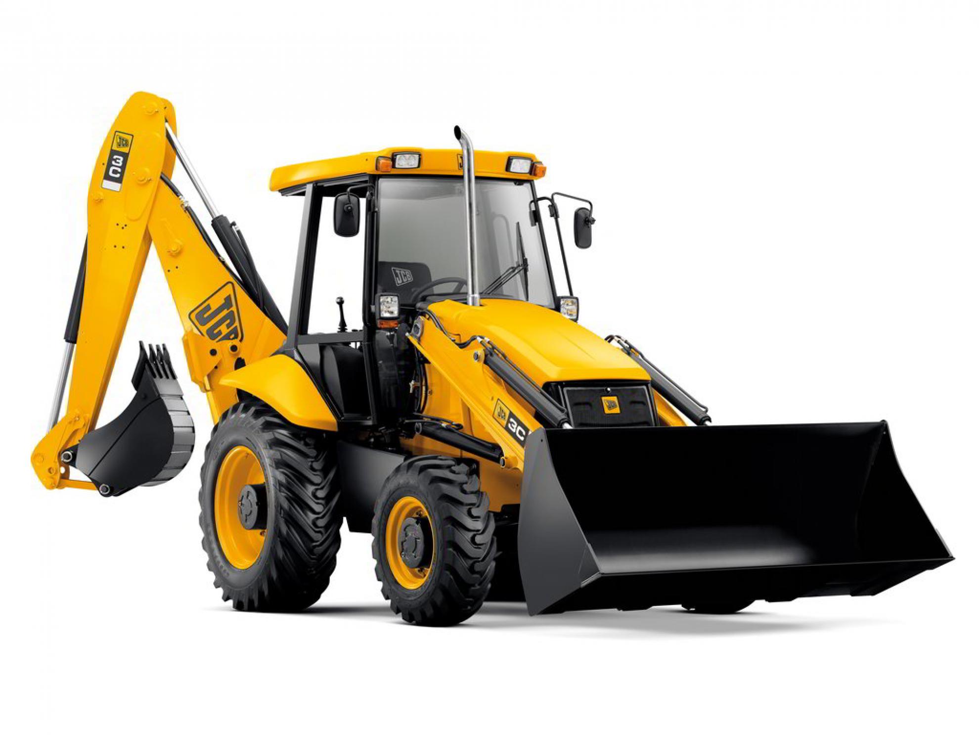 Retroescavadeira JCB para locação